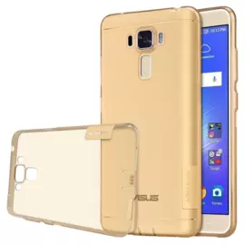 Чехол-накладка Nillkin Nature 0.6mm для Asus Zenfone 3 Laser ZC551KL силиконовый (прозрачно-золотой)