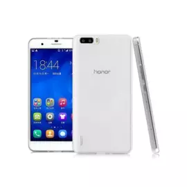 Чехол-накладка Nillkin Nature 0.6mm для Huawei Honor 6 Plus силиконовый (прозрачно-черный)
