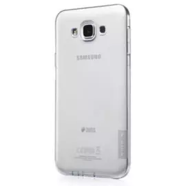 Чехол-накладка Nillkin Nature 0.6mm для Samsung Galaxy E7 (SM-E700) силиконовый (прозрачно-черный)
