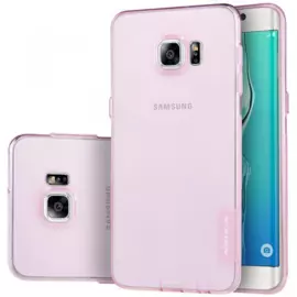 Чехол-накладка Nillkin Nature 0.6mm для Samsung Galaxy Note 5 силиконовый прозрачно-розовый