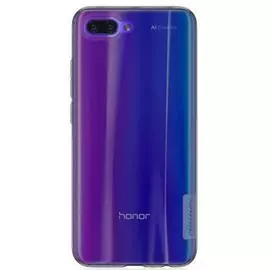 Чехол-накладка Nillkin Nature для Huawei Honor 10 силиконовый (прозрачно-черный)