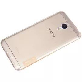 Чехол-накладка Nillkin Nature для Meizu M3 Note силиконовый (прозрачно-золотой)