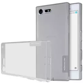 Чехол-накладка Nillkin Nature для Sony Xperia X Compact F5321 силиконовый (прозрачно-черный)