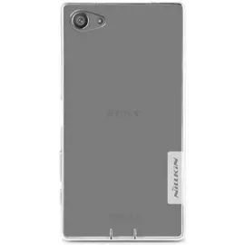 Чехол-накладка Nillkin Nature для Sony Xperia Z5 Compact силиконовый (прозрачный)