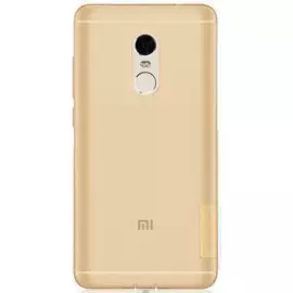 Чехол-накладка Nillkin Nature для Xiaomi Redmi Pro силиконовый (прозрачно-золотой)