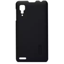 Чехол-накладка Nillkin Sparkle Series для Lenovo A860 пластик-полиуретан (Black)