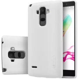Чехол-накладка Nillkin Super Frosted Shield для LG G4 Stylus H540F пластиковый (White)