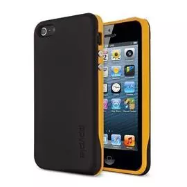 Чехол-накладка Ppyple Active для Apple iPhone SE/5S/5 (черно-желтый)