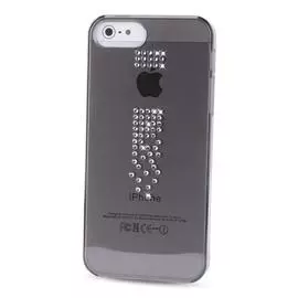 Чехол-накладка Puro Crystal Swarovski для Apple iPhone SE/5S/5 Cascade (черный)