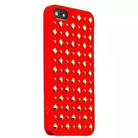 Чехол-накладка Puro Rock для Apple iPhone SE/5S/5 пластик Red (IPC5ROCK1RED)