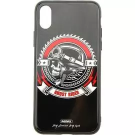 Чехол-накладка Remax Ghost Rider (BL-04) для Apple iPhone X/XS пластик черный