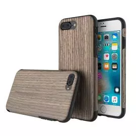Чехол-накладка Rock Origin Series Wood для Apple iPhone 7 Plus/8 Plus резина под дерево (Black rose)
