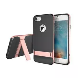 Чехол-накладка Rock Royce Series Kickstand для Apple iPhone 7 пластик/силикон (Rose Gold)