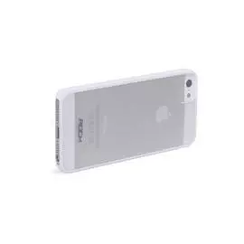 Чехол-накладка Rock Texture для Apple iPhone SE/5S/5 пластик (White)