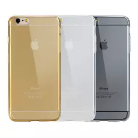 Чехол-накладка Rock Ultrathin TPU Slim Jacket для Apple iPhone 6 Plus/6S Plus прозрачно-золотой