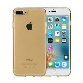 Чехол-накладка Rock Ultrathin TPU Slim Jacket для Apple iPhone 7 Plus/8 Plus (прозрачно-золотой)