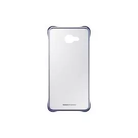 Чехол-накладка Samsung Clear Cover для Galaxy A7 (2016) пластик (прозрачный-розовый)