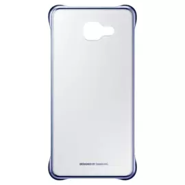 Чехол-накладка Samsung Clear Cover для Galaxy A5 (2016) пластик (прозрачный/черный)