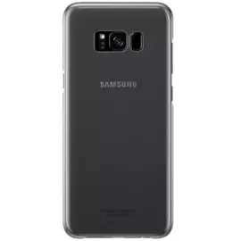 Чехол-накладка Samsung Clear Cover для Galaxy S8+ пластик (тёмно-серый) EF-QG955CBEGWW