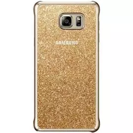 Чехол-накладка Samsung Glitter Cover для Galaxy Note 5 пластик (золотой) EF-XN920CFEGRU