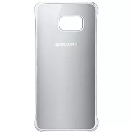 Чехол-накладка Samsung Glossy Cover для Galaxy S6 Edge Plus (серебристый)