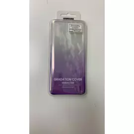 Чехол-накладка Samsung Gradation Cover для Galaxy A30 поликарбонат (прозрачно-фиолетовый) (EF-AA305CVEGWW)