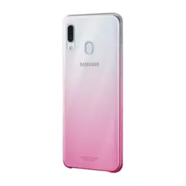 Чехол-накладка Samsung Gradation Cover для Galaxy A30 поликарбонат (прозрачно-розовый) (EF-AA305CPEGWW)