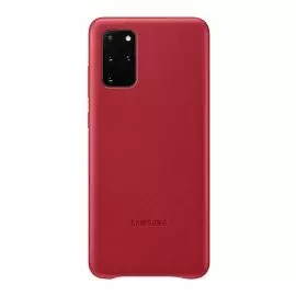 Чехол-накладка Samsung Leather Cover для Galaxy S20+/S20+ 5G натуральная кожа (красный) EF-VG985LREGRU