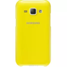 Чехол-накладка Samsung Protective Cover для Galaxy J1 (SM-J100/SM-J110) (жёлтый) (EF-PJ100BYEGRU)