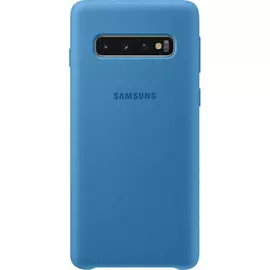 Чехол-накладка Samsung Silicone Cover для Galaxy S10 силикон (голубой) EF-PG973TLEGWW