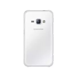 Чехол-накладка Samsung Slim Cover для Galaxy J1 (2016) SM-J120 пластик (прозрачный)
