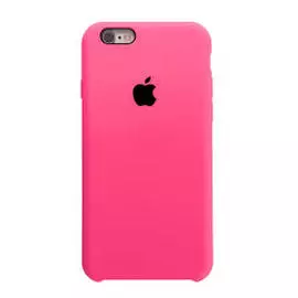 Чехол-накладка Silicone Case для iPhone 6/6S силиконовый (малиновый)