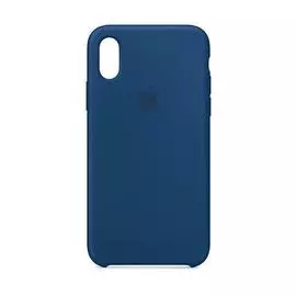Чехол-накладка Silicone Case для iPhone XR силиконовый (королевский синий)