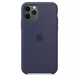Чехол-накладка Silicone Case Series для Apple iPhone 11 Pro (темно-синий)
