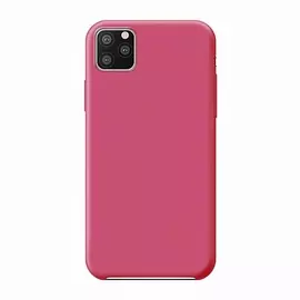 Чехол-накладка Silicone Case Series для Apple iPhone 11 Pro (фуксия)
