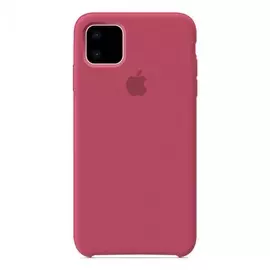 Чехол-накладка Silicone Case Series для Apple iPhone 11 (красная камелия)