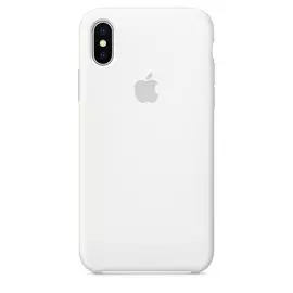 Чехол-накладка Silicone Case Series для Apple iPhone X/Xs (белый)