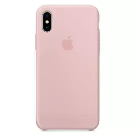 Чехол-накладка Silicone Case Series для Apple iPhone XS Max (нежно-розовый)
