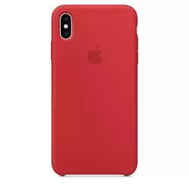 Чехол-накладка Silicone Case Series для Apple iPhone XS Max (красный)