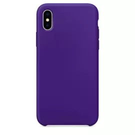 Чехол-накладка Silicone Case Series для Apple iPhone XS Max (фуксия)