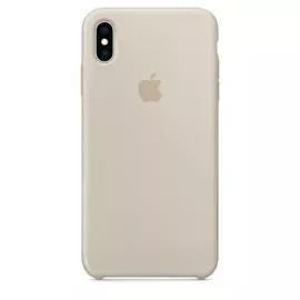 Чехол-накладка Silicone Case Series для Apple iPhone XS Max (бежевый)