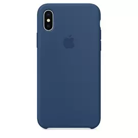 Чехол-накладка Silicone Case Series для Apple iPhone XS Max (кобальт синий)