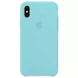Чехол-накладка Silicone Case Series для Apple iPhone XS Max (ментоловый)
