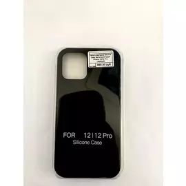 Чехол-накладка Silicone Case Series для Apple iPhone 12/12 Pro (черный)