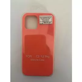 Чехол-накладка Silicone Case Series для Apple iPhone 12/12 Pro (коралловый)