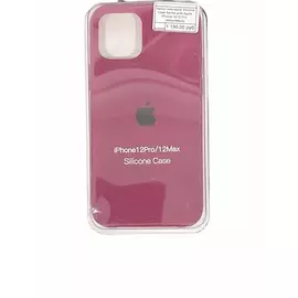 Чехол-накладка Silicone Case Series для Apple iPhone 12/12 Pro (вишневый)