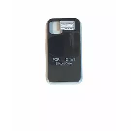 Чехол-накладка Silicone Case Series для Apple iPhone 12 Mini (черный)