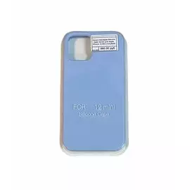 Чехол-накладка Silicone Case Series для Apple iPhone 12 Mini (голубой)