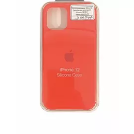 Чехол-накладка Silicone Case Series для Apple iPhone 12 Mini (ярко-розовый)