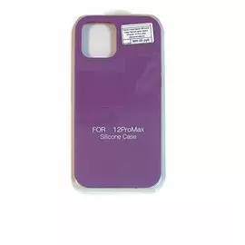 Чехол-накладка Silicone Case Series для Apple iPhone 12 Pro Max (фиолетовый)